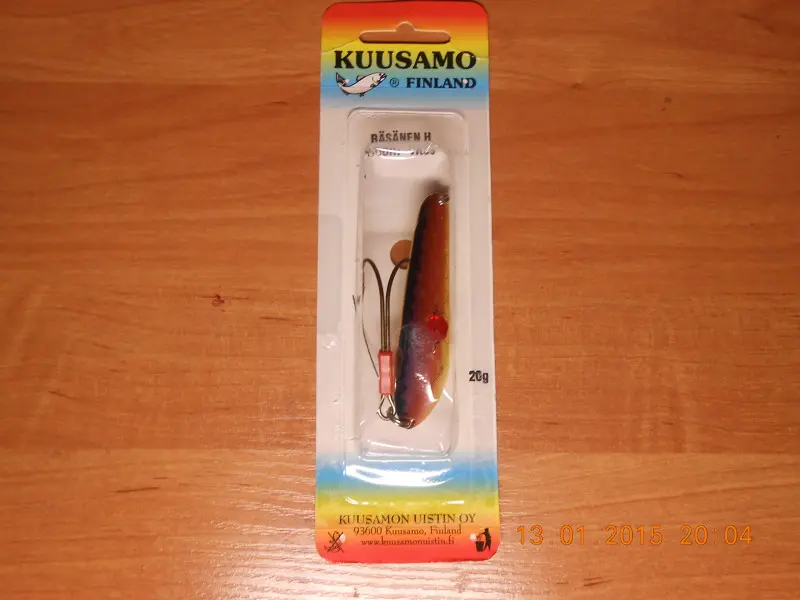 KUUSAMO RASANEN 20 грамм, длина 70 мм, двойник +усики=незацепляйка, не юзал.