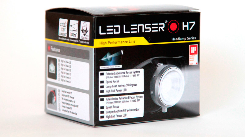фонарь LED LENSER для ночной рыбалки