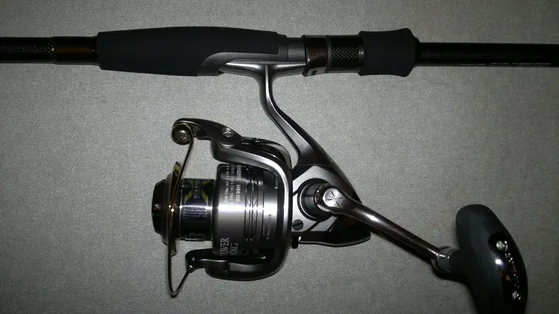 Shimano Twin Power 11 4000 XG Баланс идеальный. 150 метров плетенки 50LB должно влезть, ну может...