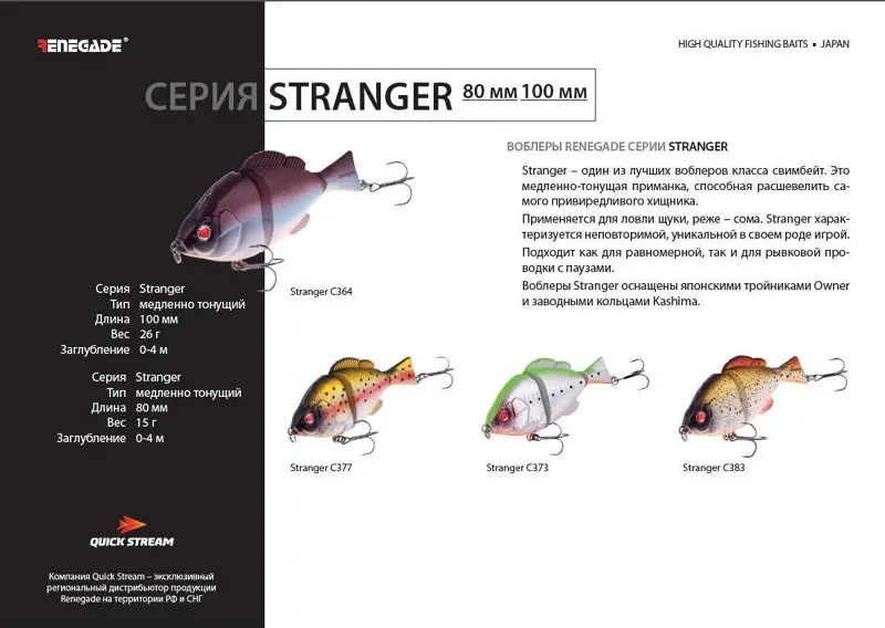 RENEGADE STRANGER 80S и 100S