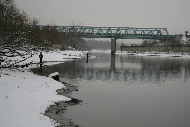 Мост через речку. Курское направление.