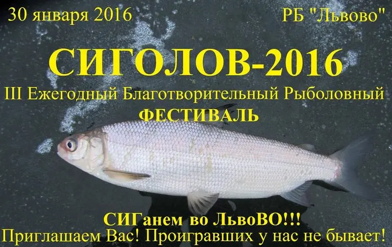 СИГОЛОВ-2016 на Львовских прудах (Московская обл.)