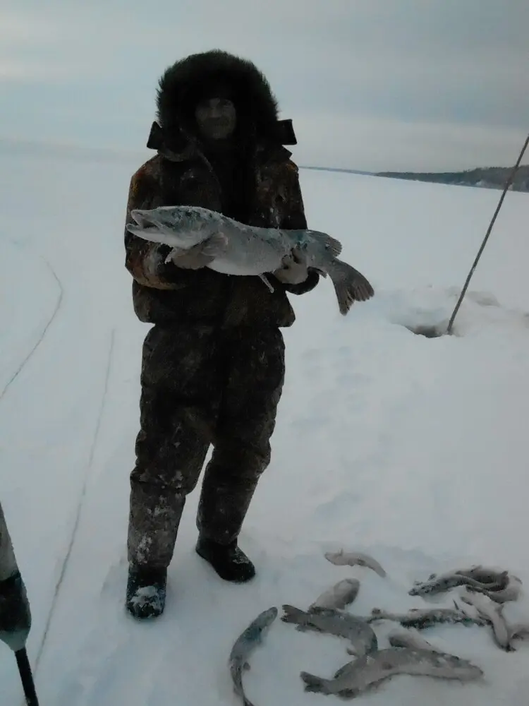 Зима, хорошая рыбалка