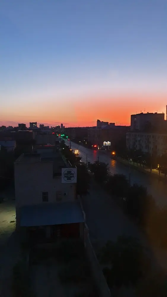 Утро в Волгограде