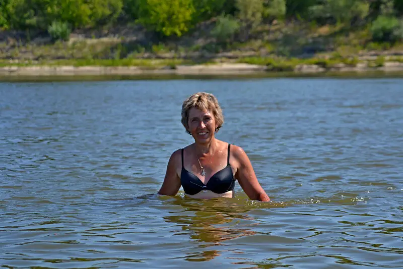 Ну а мы продолжаем наслаждаться тёплой водой реки, теперь уже Дона.