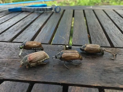 Приманки ручной работы — имитации майского жука