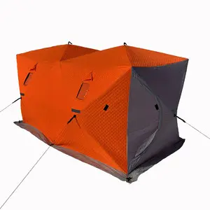 Палатка двойной утепленный «Куб» 1,8 х 3,6 с разделкой под трубу