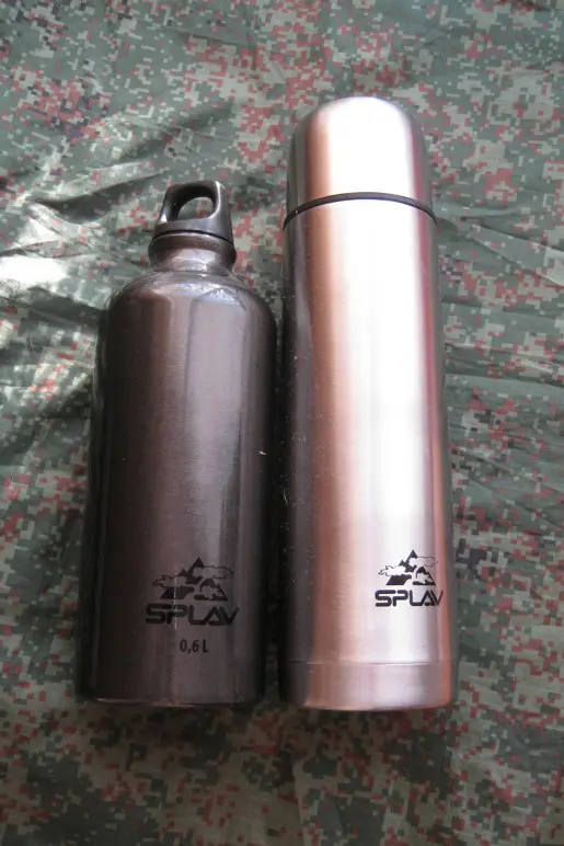 Термос SB-500 и фляга «алюминиевая круглая»