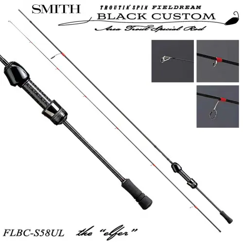 Smith Troutin' Spin Fieldream Black Custom FLBC-S58UL the...