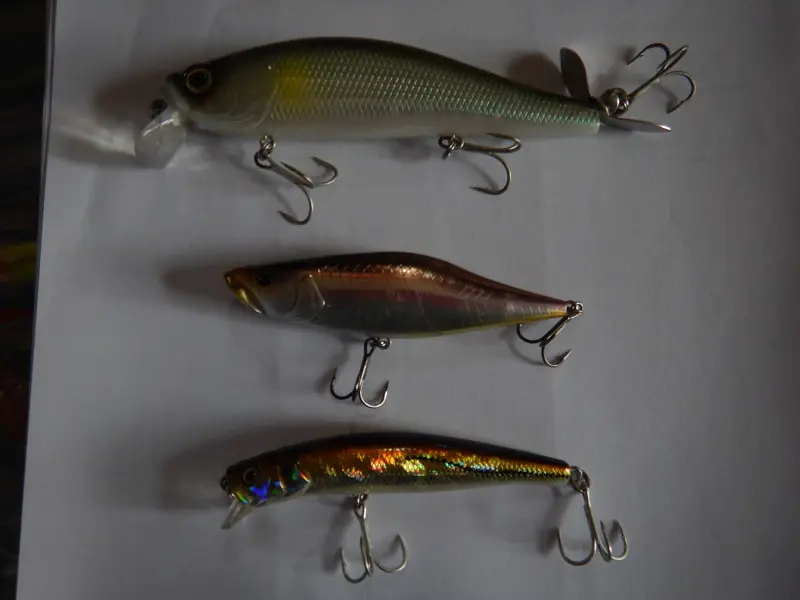 1) Deps Spiral Minnow 2) Tsunekichi Huss Penn 82/85 3) Waver Gakou 88