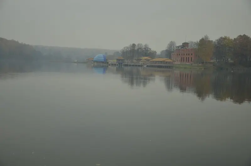 Октябрь 2014 — первое испытание лодки. Калужская обл. Лавров