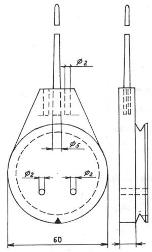 Рис. 2. Корпус удочки из пенопласта.