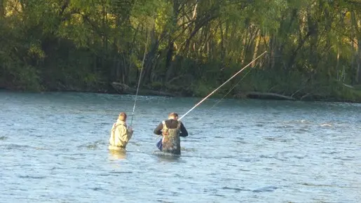 Рыбалка на горной реке