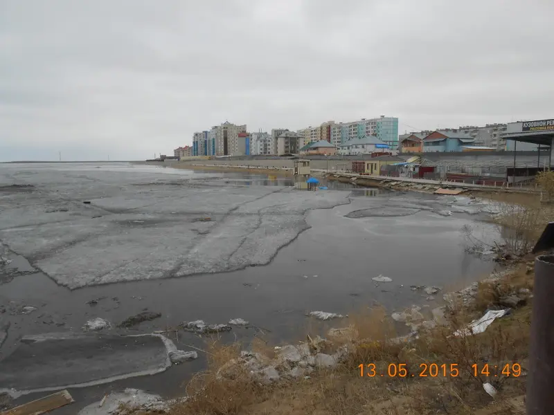 Ледоход пришел в Якутск.