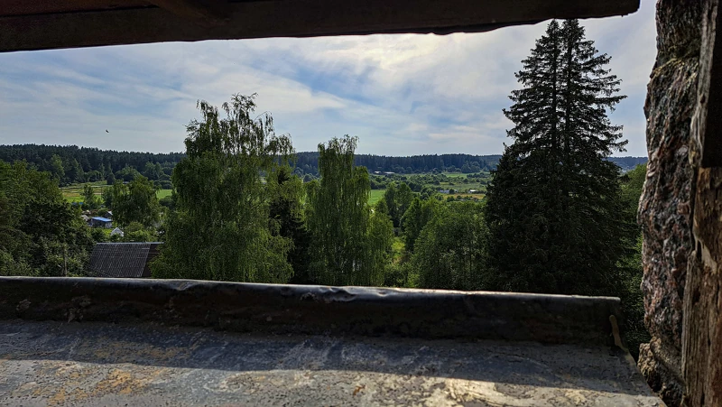 Вид с колокольни.