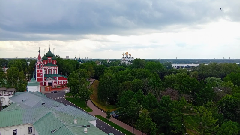 Вид в сторону Волги.