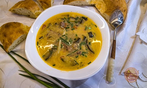Суп из баклажанов. Изысканно вкусно.