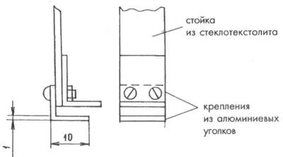 Рис. 7. Так стойка крепится к основанию.