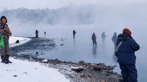 Подлёд? Нееее, надлёд круглый год!