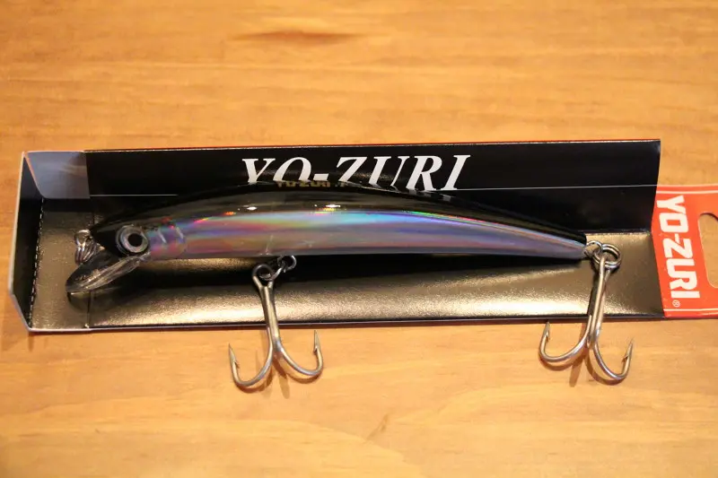 YO-ZURI CRYSTAL MINNOW F7, цвет C4, вид сверху